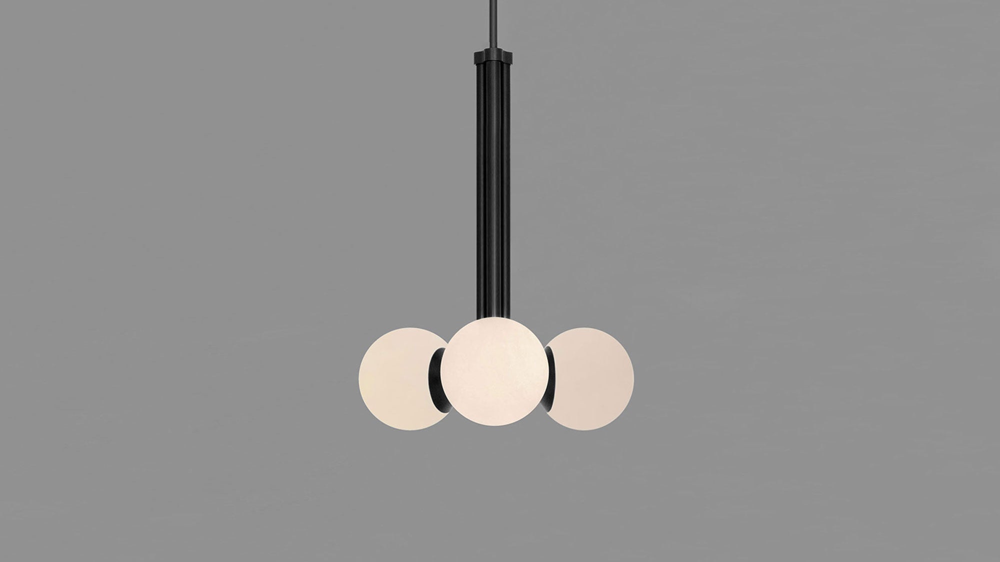 Schwung Tubular 700 Chandelier Black Gunmetal